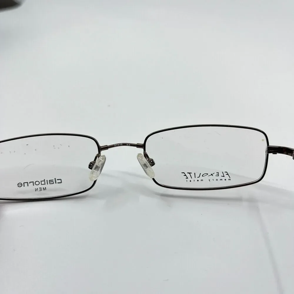 Ciaborne Men's (Chaos) Eyeglasses Frame silver 51-19-140‎ H6753